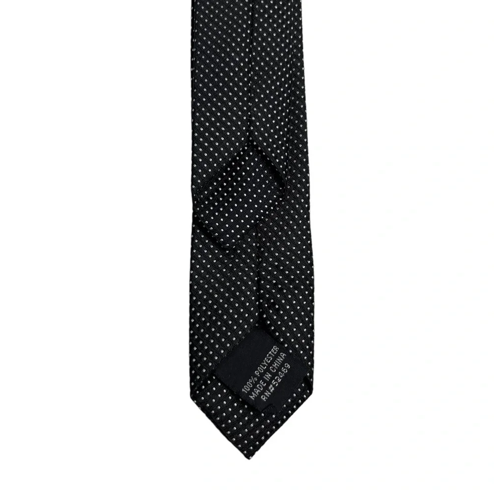 Black with Polka Dot Pre-Tied With Hook On